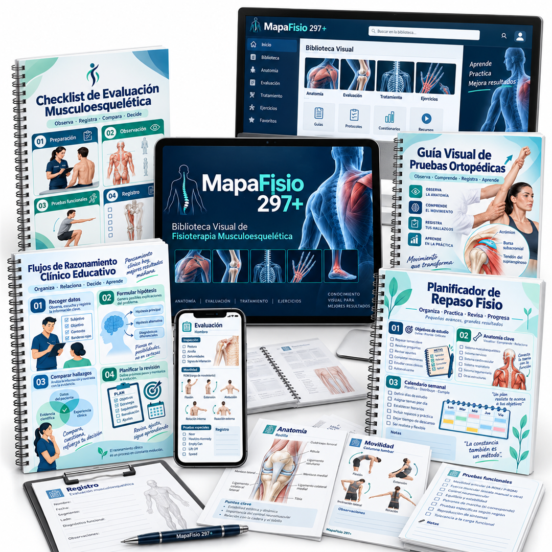 Oferta completa MapaFisio 297+ y sus cuatro bonos